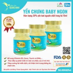 Yến chưng baby ngon 30% tổ yến tươi nguyên chất