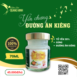 Yến chưng đường ăn kiêng 30% tổ yến tươi nguyên chất