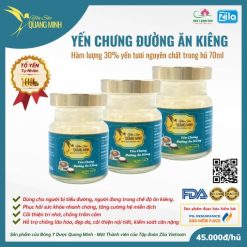 Yến chưng đường ăn kiêng 30% tổ yến tươi nguyên chất