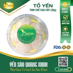 Tổ yến tinh chế cao cấp Quang Minh (30g)