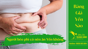 Người Bị Béo Phì Có Nên Ăn Yến Sào Không?