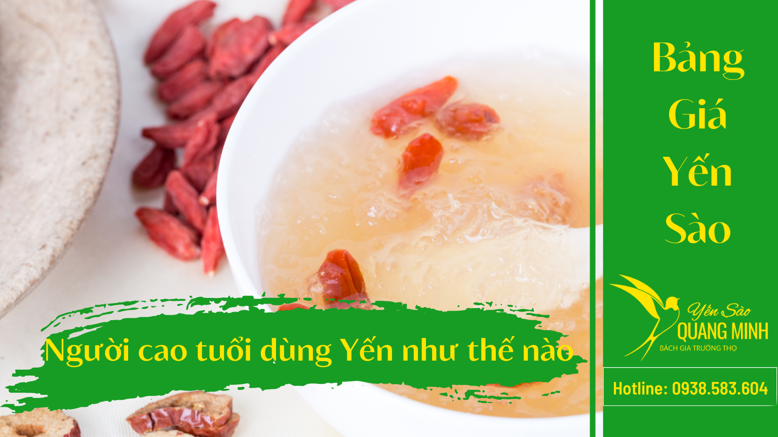 Công Dụng Của Yến Sào Quang Minh Đối Với Người Già