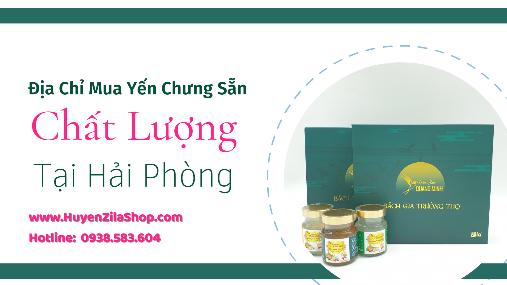 địa chỉ mua yến chưng sẵn Quang Minh chất lượng tại Hải Phòng