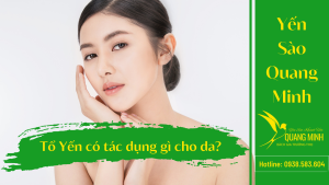 Tổ yến có tác dụng gì cho da