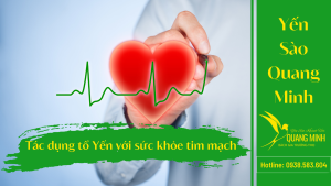 tổ yến có tác dụng gì với người bệnh tim