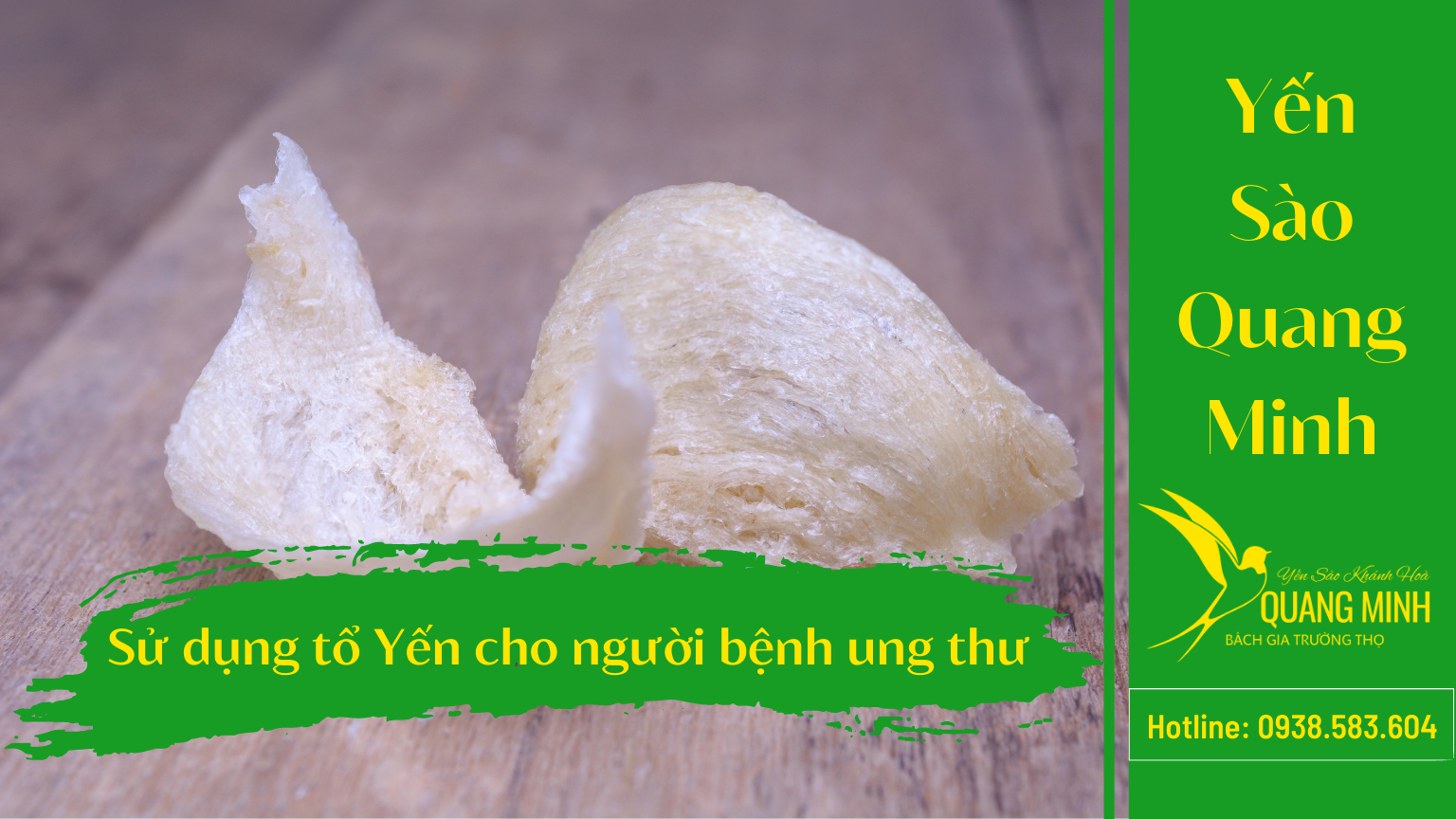 Cách sử dụng tổ yến cho người bệnh ung thư