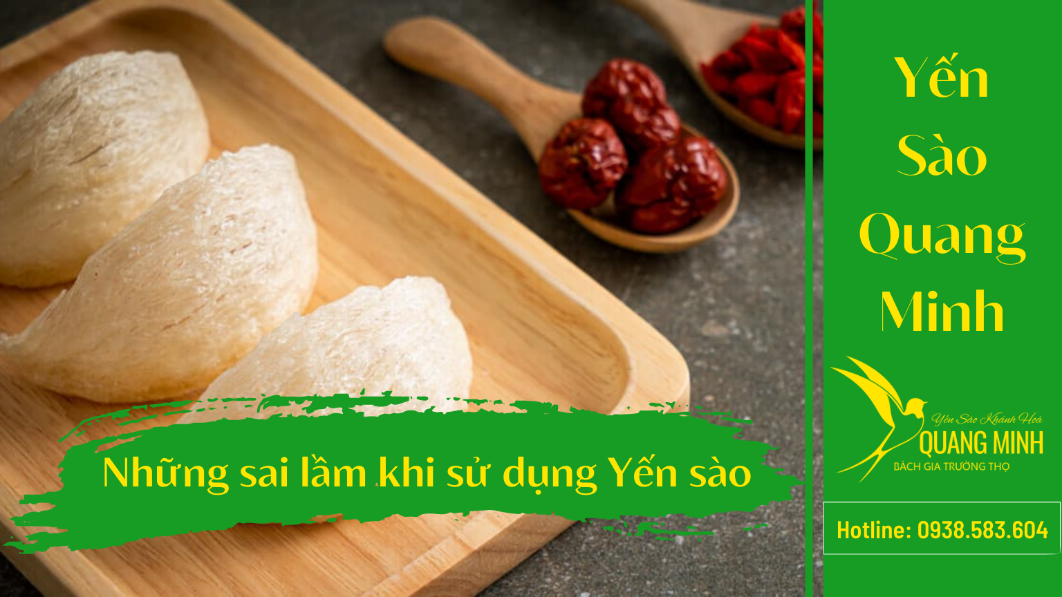 sai lầm khi ăn yến