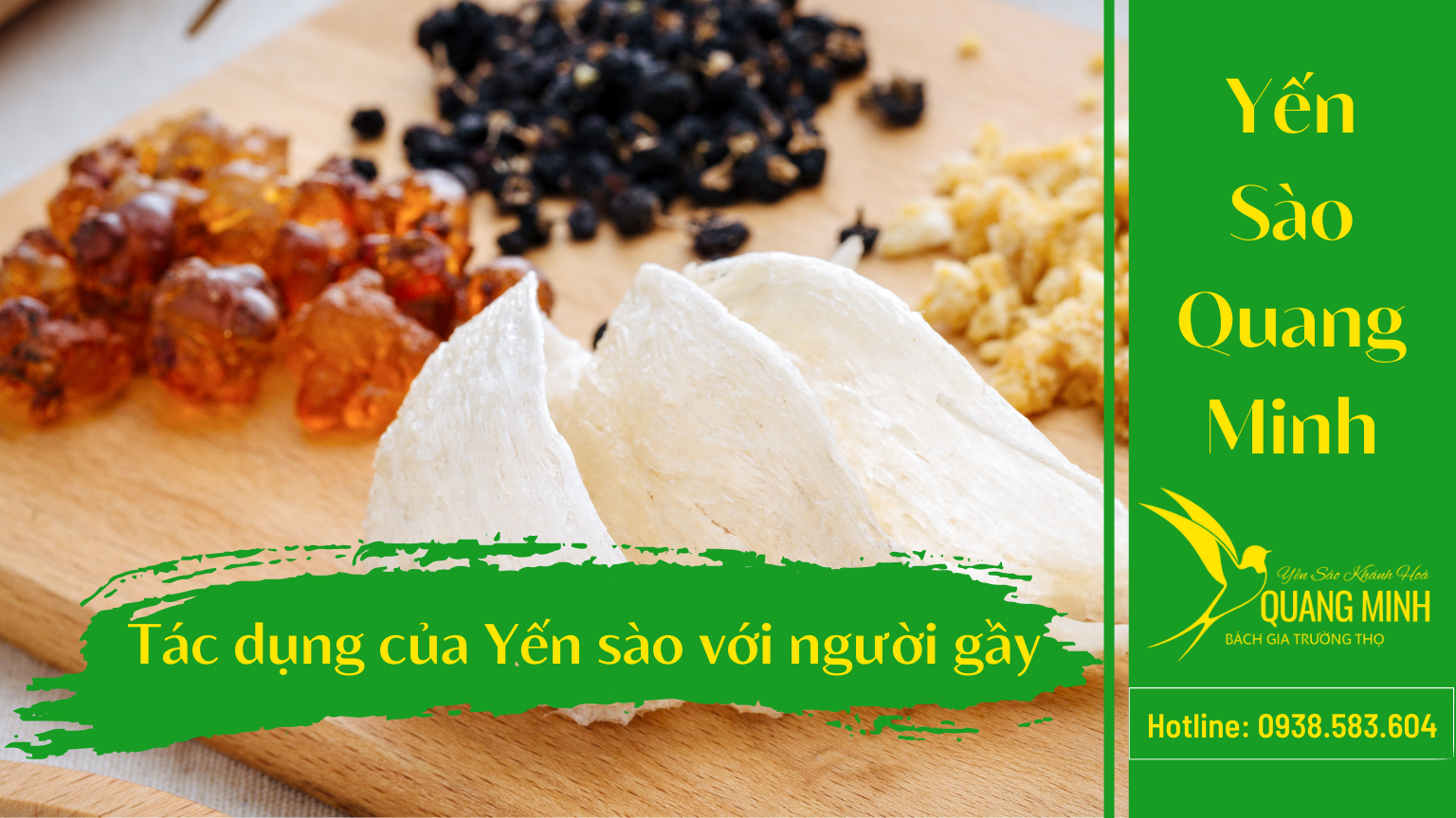 Những Tác Dụng Tuyệt Vời Của Yến Sào Với Người Gầy