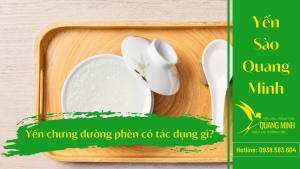 Tổ Yến Chưng Đường Phèn Có Tác Dụng Gì Với Sức Khỏe?