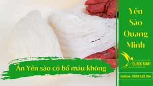 ăn yến sào có bổ máu không