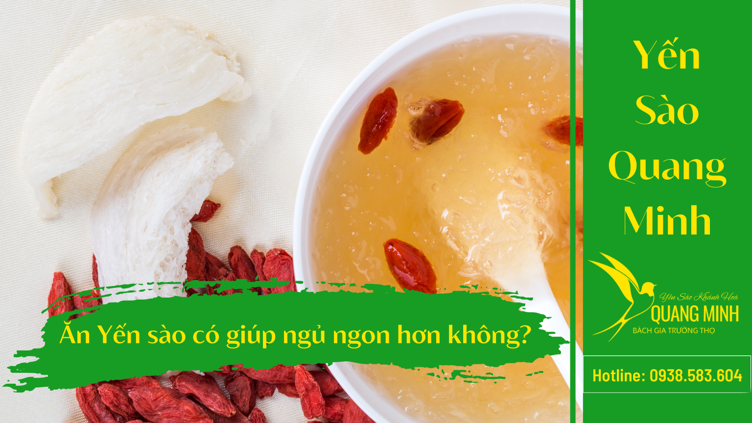 Ăn yến sào có giúp ngủ ngon hơn không?