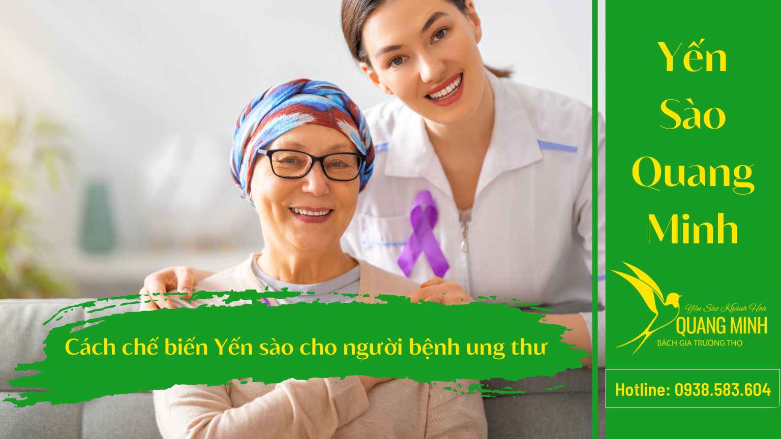 Công Dụng & Cách Chế Biến Yến Sào Cho Người Bệnh Ung Thư