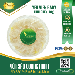 Yến viên baby nguyên chất 100g