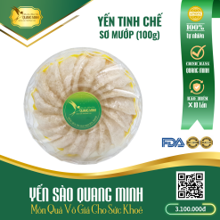 Tổ yến tinh chế sơ mướp 100g