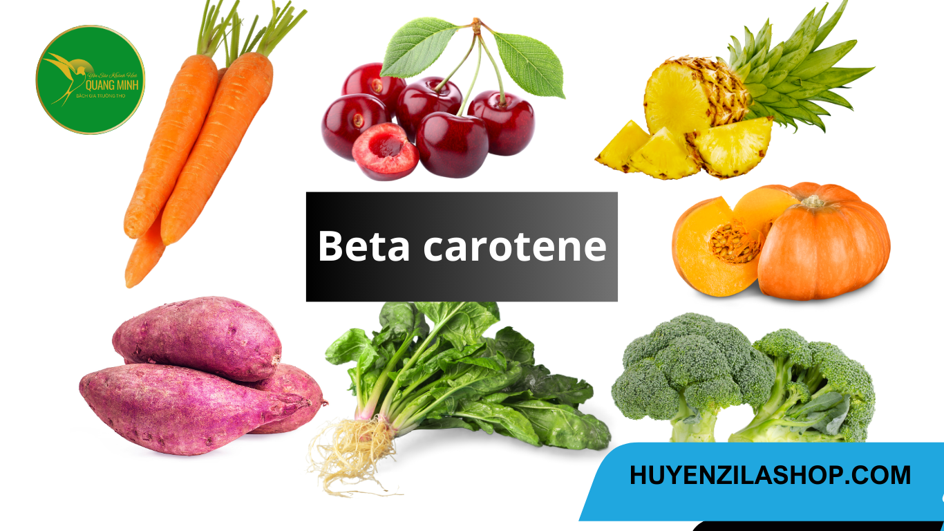 Thực phẩm chứa nhiều beta carotene