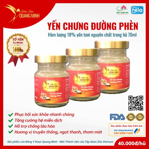 Yến chưng đường phèn 18%